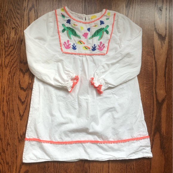 Mini Boden Other - Mini Boden | Sea Turtle Kaftan Dress